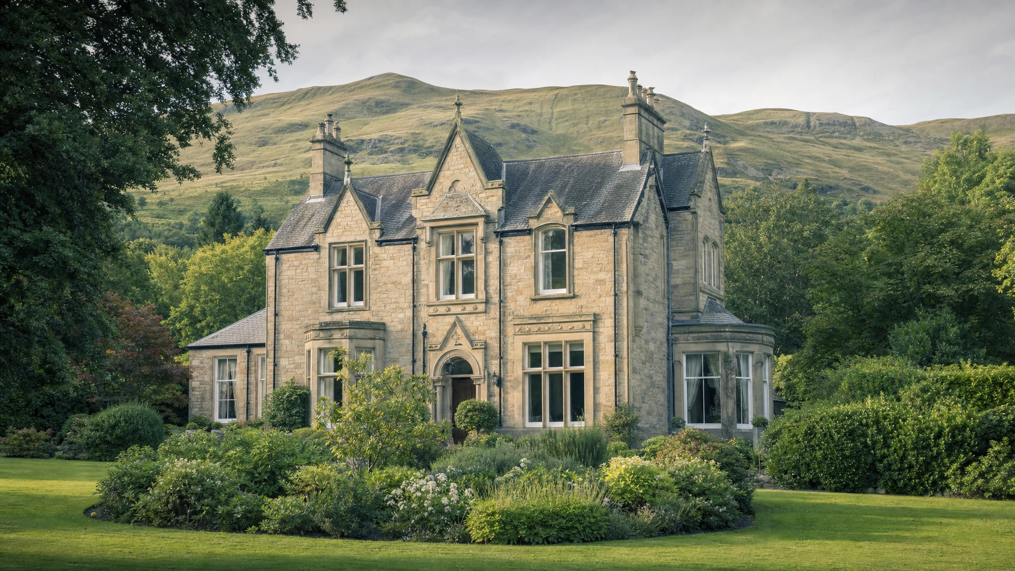 Removals from London to Bridge of Allan: An elegant Victorian villa in Bridge of Allan below the Ochils